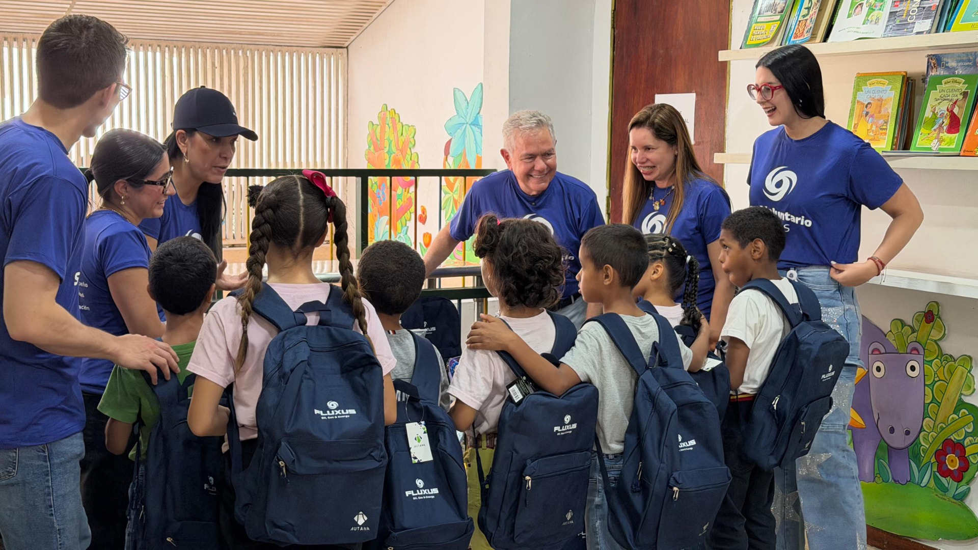 Fluxus acompaña con amor y educación a los niños de Hogar Bambi
